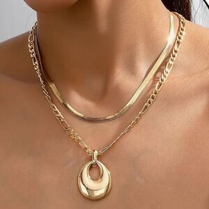 Good circle pendent necklace